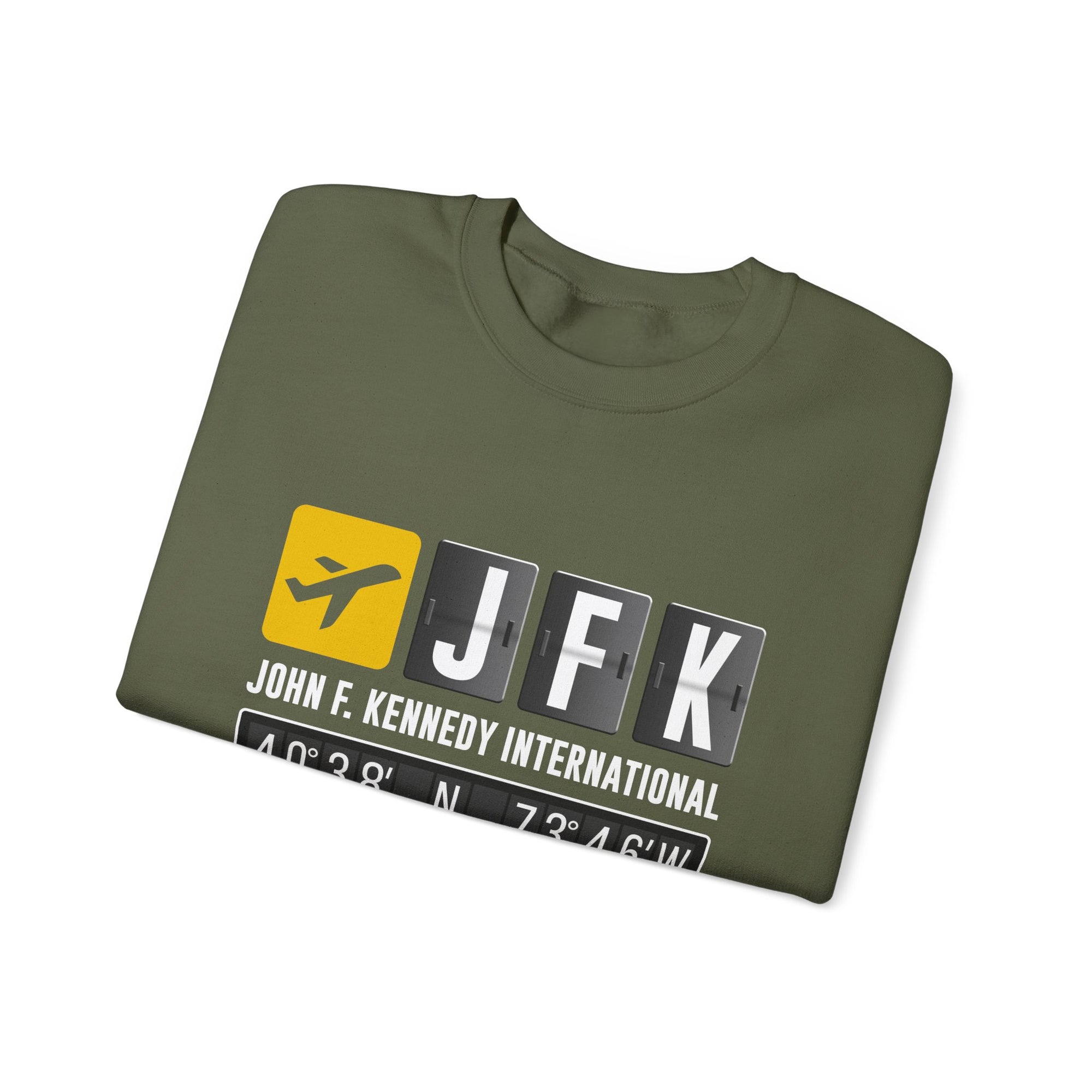 JFK John F. Kennedy International Airport    -  Crewneck Sweatshirt