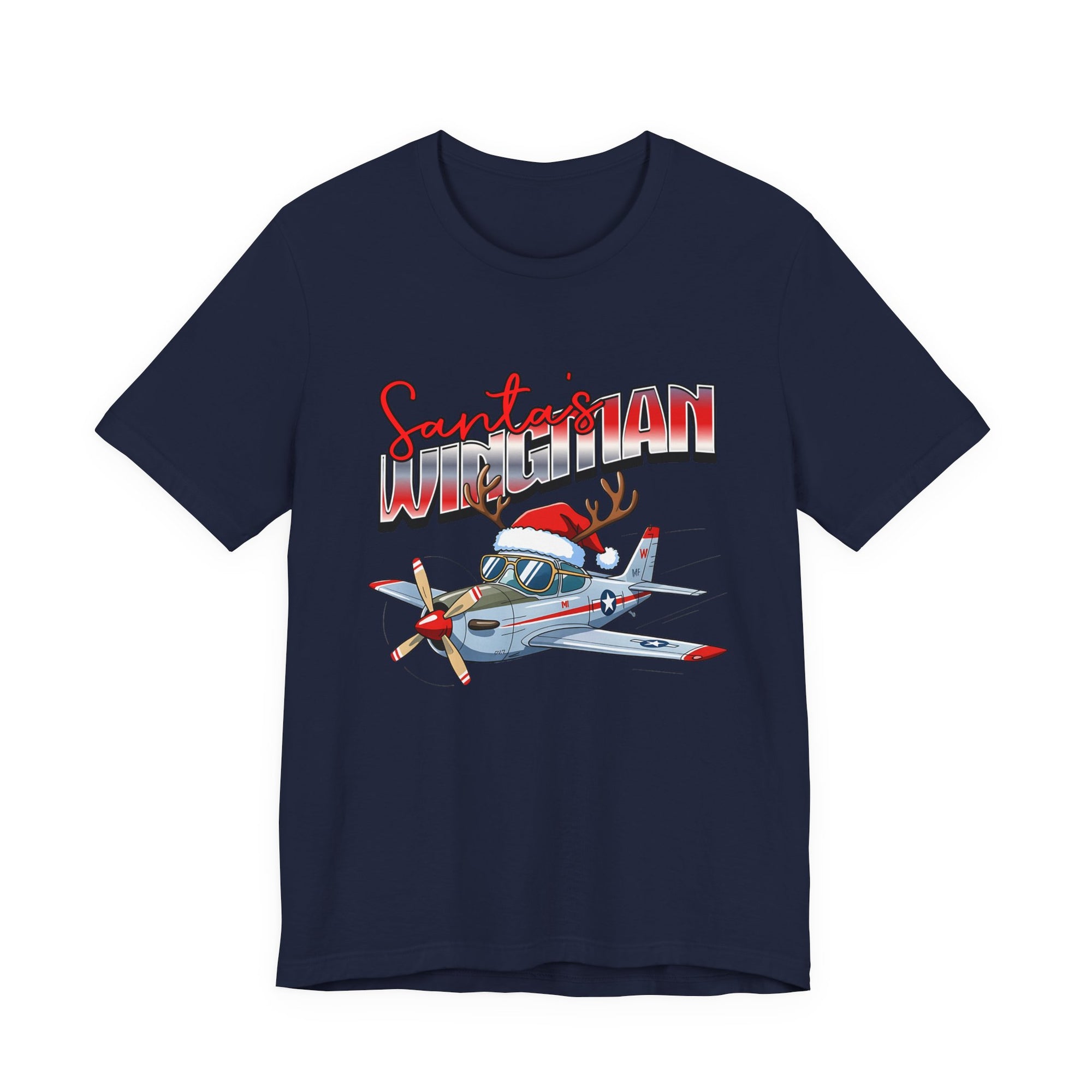 Santa’s wingman Unisex Jersey Tee - Perfect for Aviation Enthusiasts