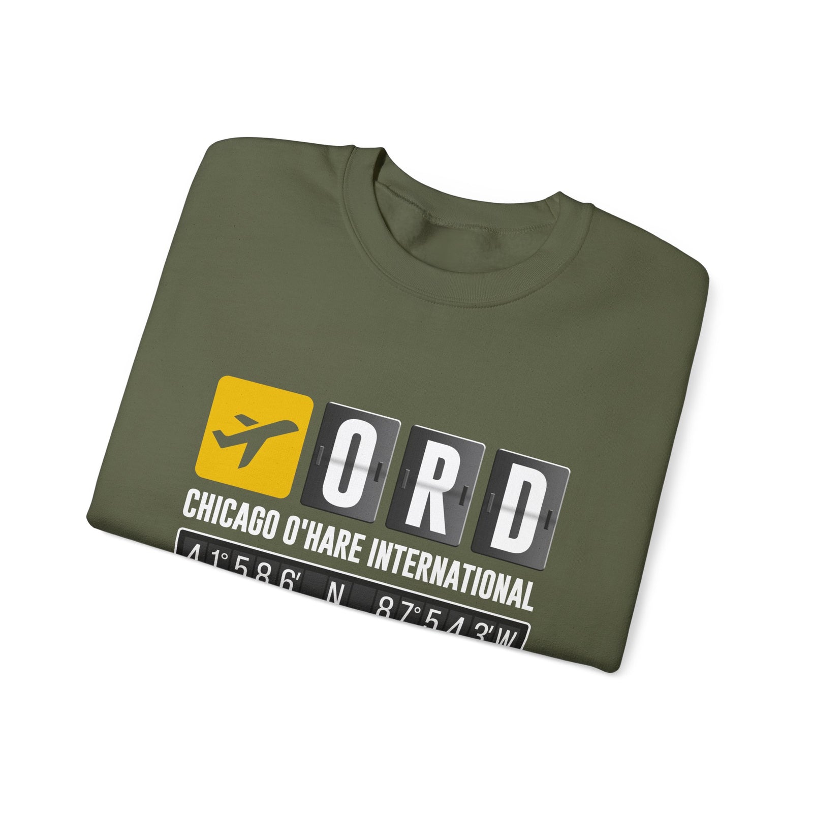 ORD Chicago O'Hare International Airport  -  Crewneck Sweatshirt